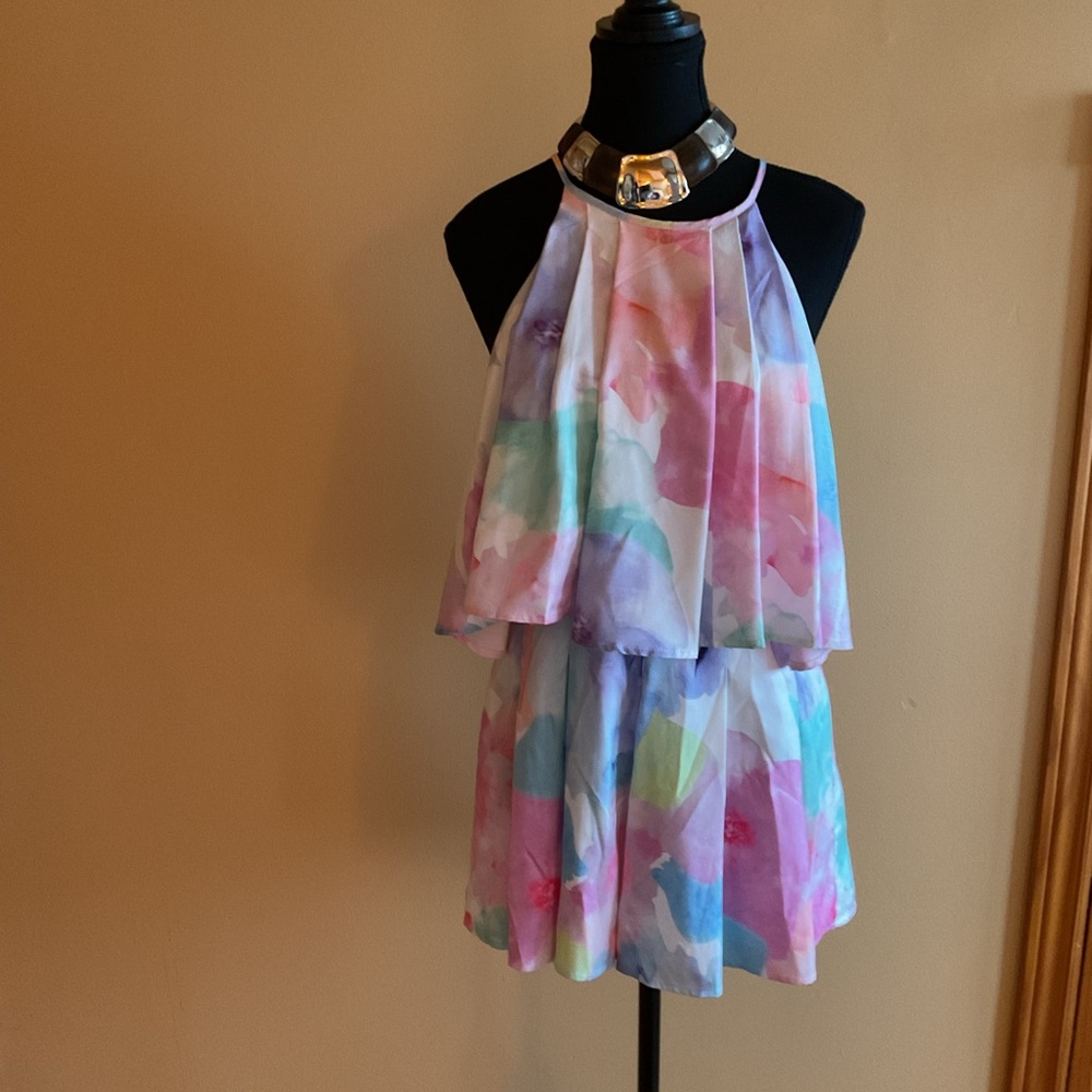 L'ATISTE Multicolor Romper  (Shorts) Size M